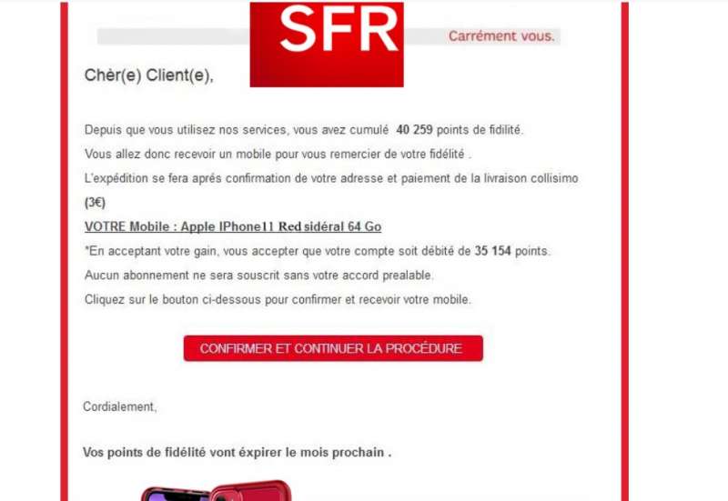 Comment Se Faire Rembourser Un Coupon Transcash visit@visitnapavalley.com | SFR.FR | Arnaque identité (Phishing) | 1